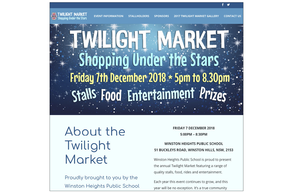 Twilight Market website