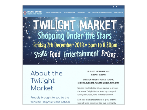 Twilight Market website